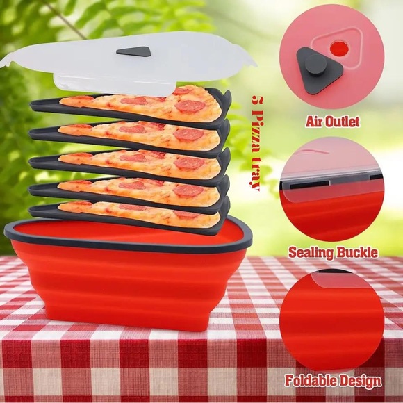 🍕 Pizza Storage Container 🍕 - Picture 2 of 6